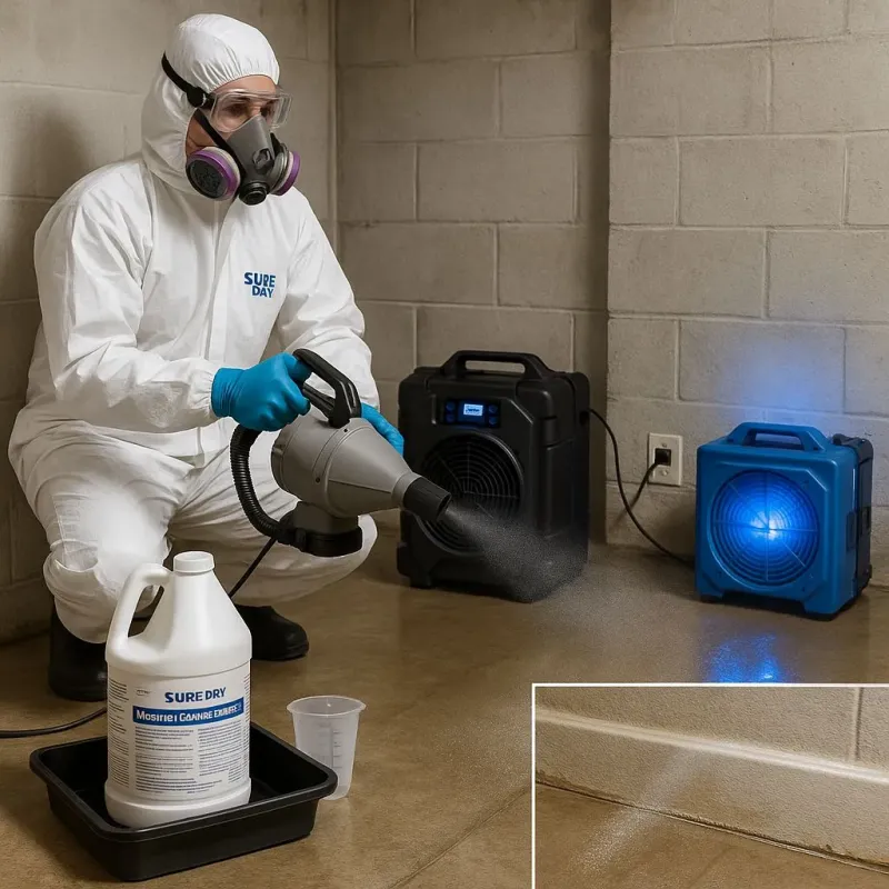 Sanitization and Odor Removal process in Woodstock, VA