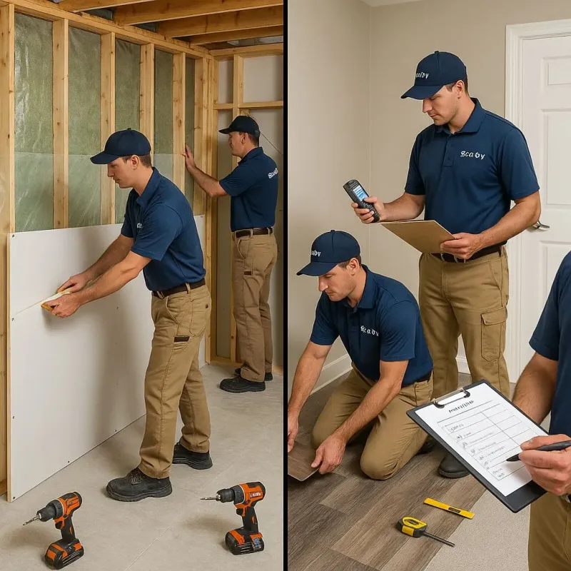 Repairs and Reconstruction process in Woodstock, VA